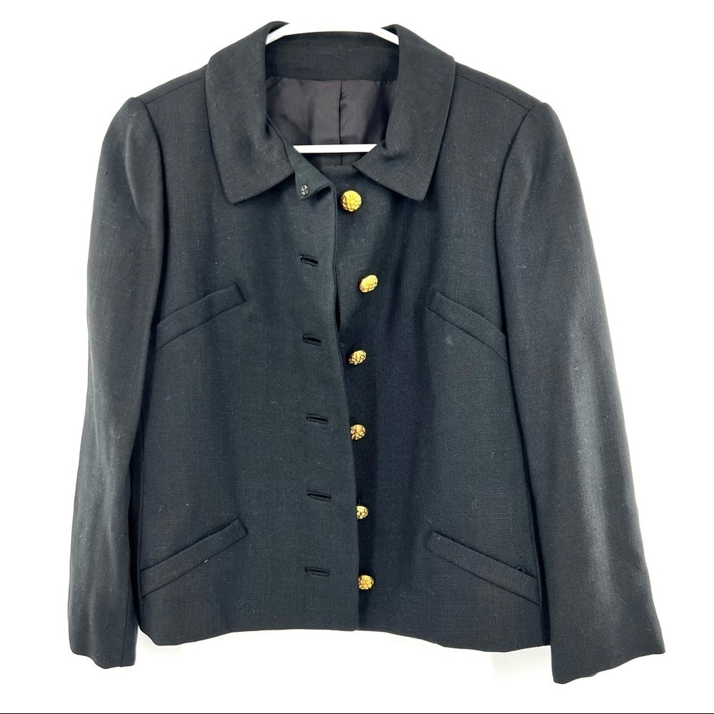 Jack Feist linen blend jacket blazer size 8